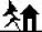Symbole camp �loign�.
